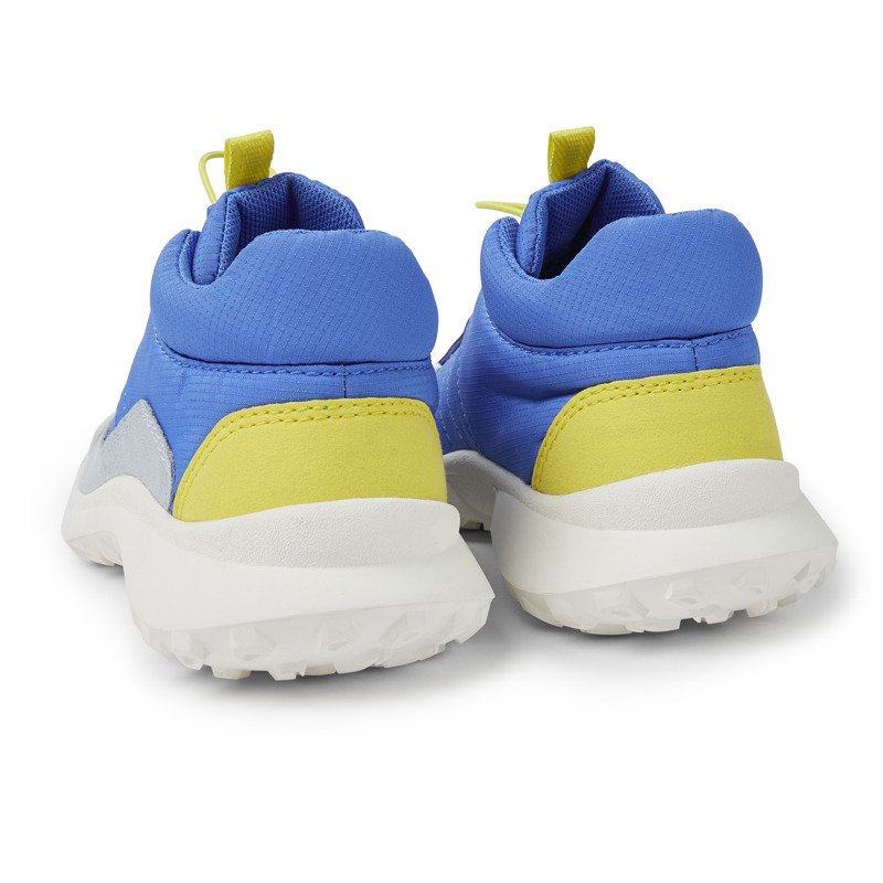 CAMPER CRCLR - Baskets Pour Filles - Bleu,Jaune,Blanc, Taille 35, Tissu En Coton