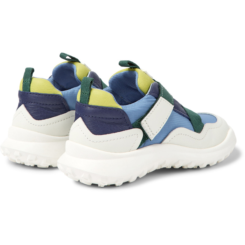 CAMPER CRCLR - Sneakers For Girls - Blue,White,Green, Size 34, Smooth Leather/Cotton Fabric