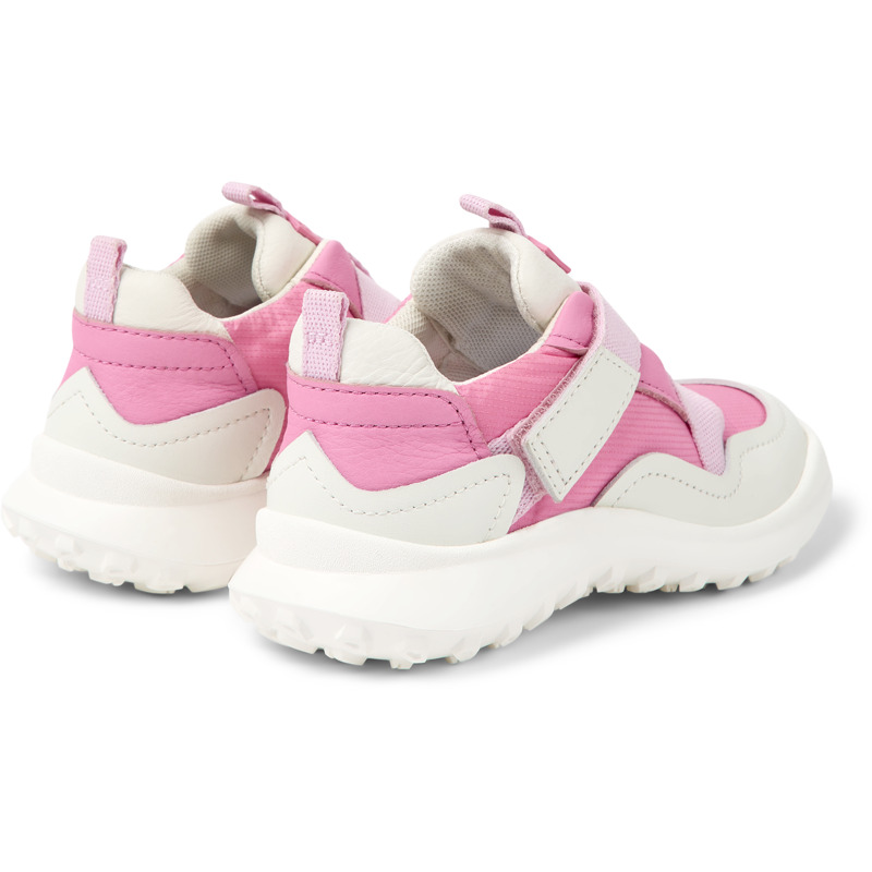 CAMPER CRCLR - Sneakers For Girls - Pink,White, Size 27, Smooth Leather/Cotton Fabric