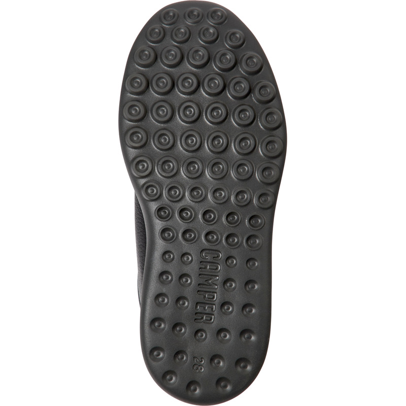 CAMPER Driftie - Sneaker Per Bimbe - Nero, Taglia 38, Pelle Liscia/Tessuto In Cotone