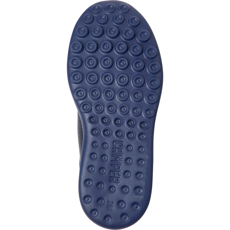 CAMPER Driftie - Sneaker Per Bimbe - Blu, Taglia 29, Pelle Liscia/Tessuto In Cotone