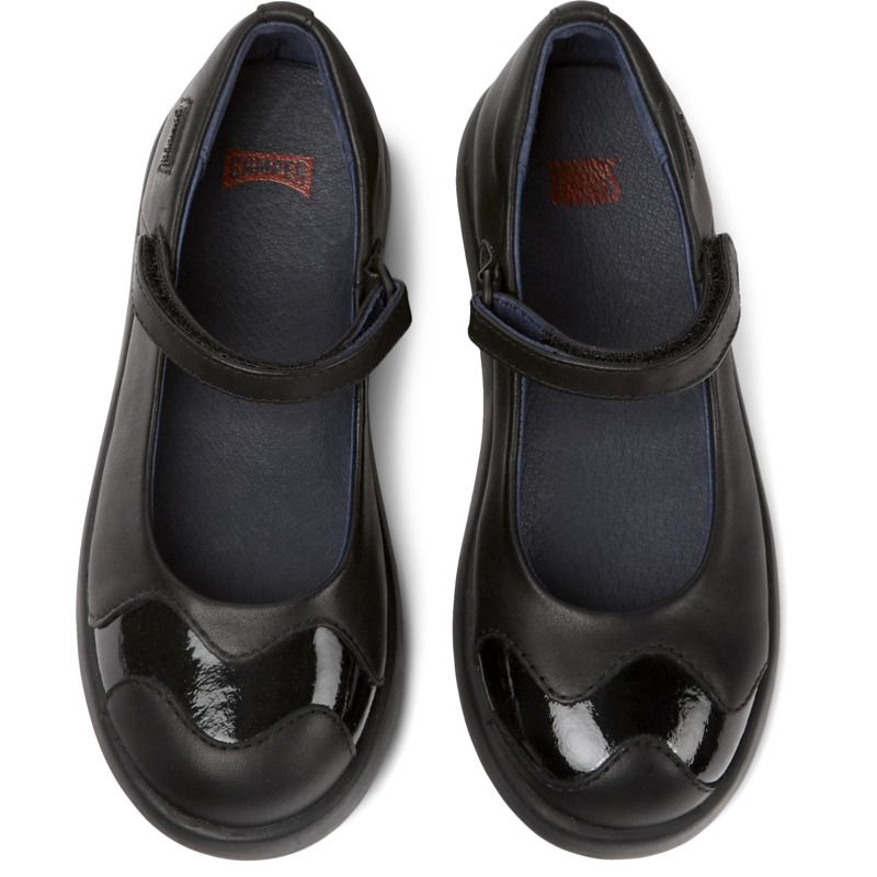 CAMPER Twins - Ballerinas For Girls - Black, Size 26, Smooth Leather