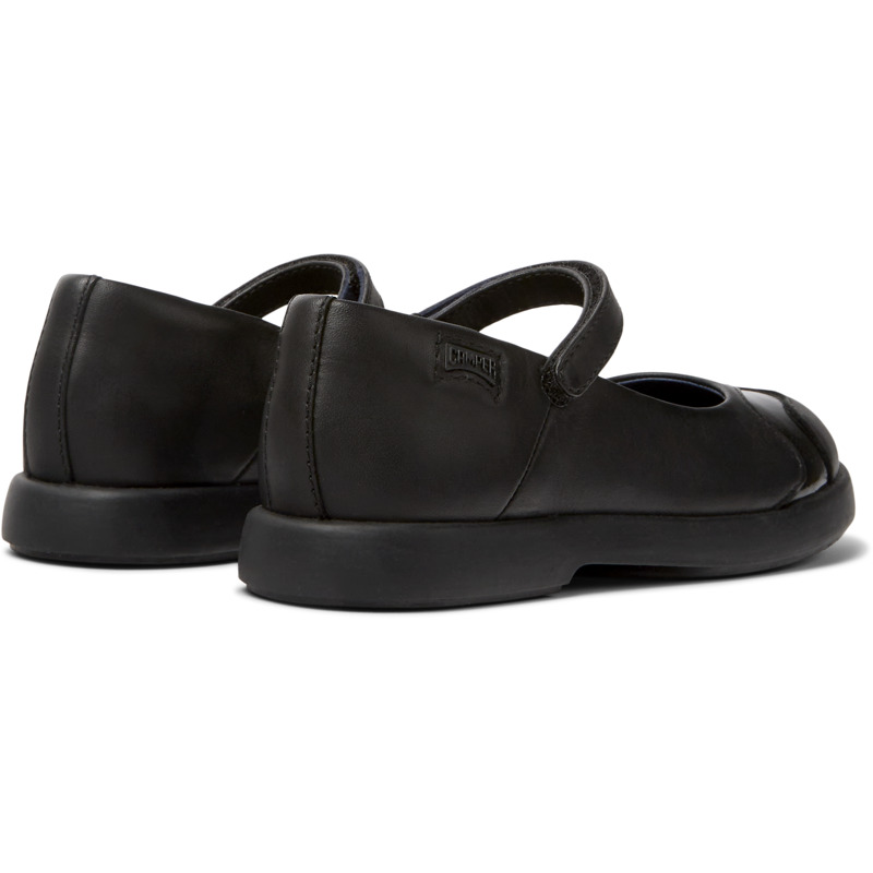 CAMPER Twins - Ballerinas For Girls - Black, Size 38, Smooth Leather