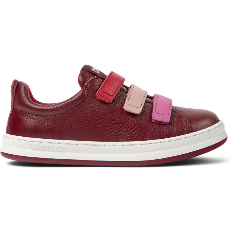 CAMPER Twins - Sneakers For Girls - Burgundy,Red,Pink, Size 36, Smooth Leather