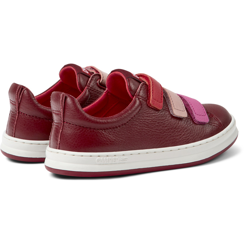 CAMPER Twins - Sneakers For Girls - Burgundy,Red,Pink, Size 32, Smooth Leather