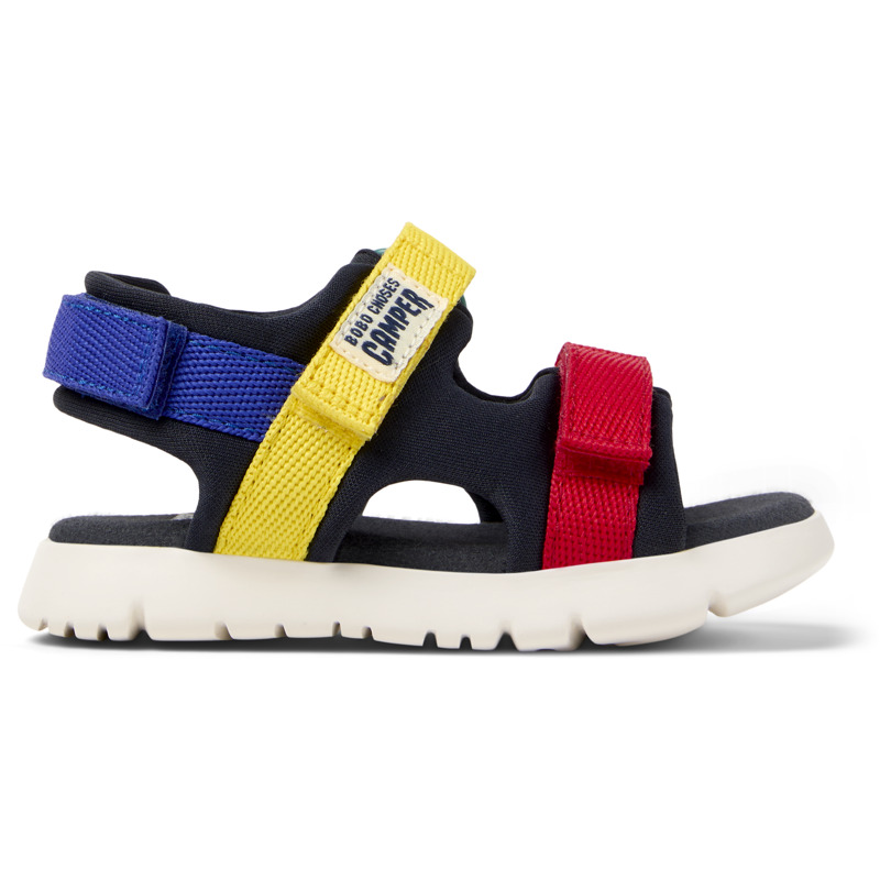 CAMPER Bobo Choses x Camper - Sandalen für ERSTE SCHRITTE - Blau,Rot,Gelb, Größe 21, Textile