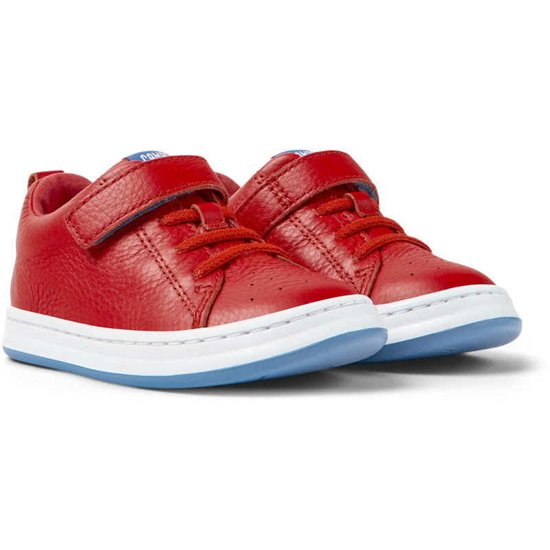 Camper Runner - Sneakers For First Walkers - Red, Size 23, Smooth Leather