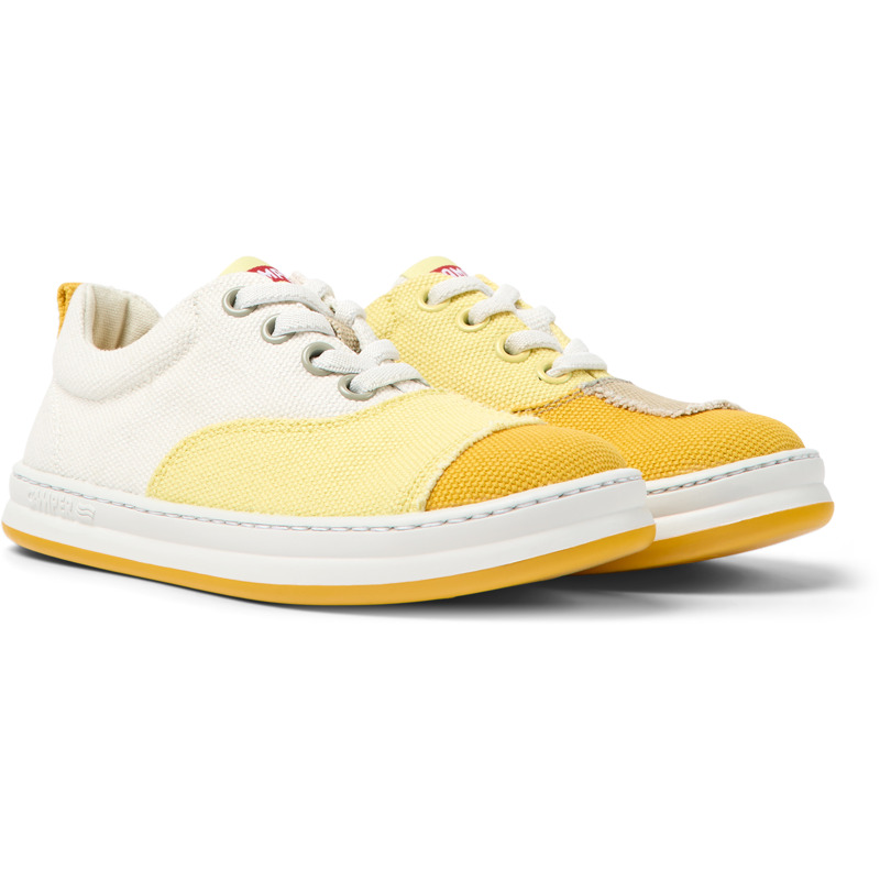 Camper Kids' Sneakers For Boys In Orange,yellow,white