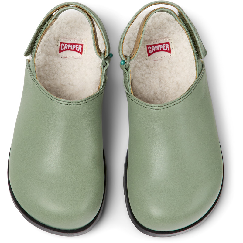 CAMPER Brutus - Sandals For Girls - Green, Size 32, Smooth Leather