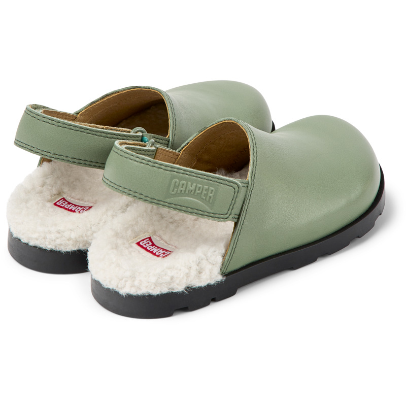 CAMPER Brutus - Sandals For Girls - Green, Size 38, Smooth Leather