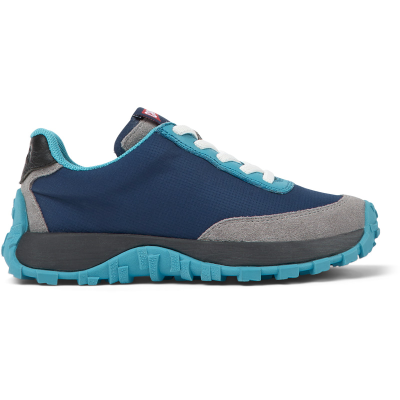 CAMPER Drift Trail - Sneakers For Girls - Blue, Size 33, Cotton Fabric/Smooth Leather