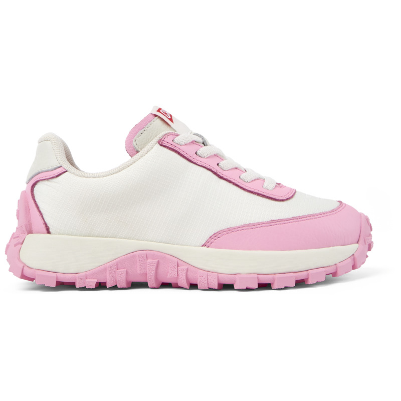 CAMPER Drift Trail - Sneakers For Girls - White, Size 35, Cotton Fabric/Smooth Leather