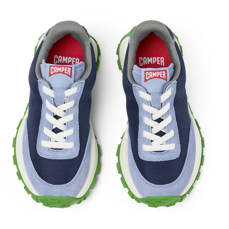 CAMPER Drift Trail - Sneaker Per Bimbe - Blu, Taglia 38, Tessuto In Cotone