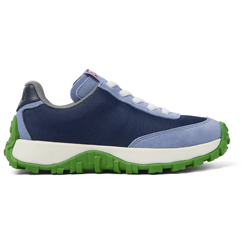CAMPER Drift Trail - Sneaker Per Bimbe - Blu, Taglia 35, Tessuto In Cotone