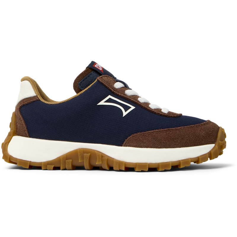 CAMPER Drift Trail - Zapatos casual de vestir para  - Azul, talla 28, Textil/Piel Vuelta