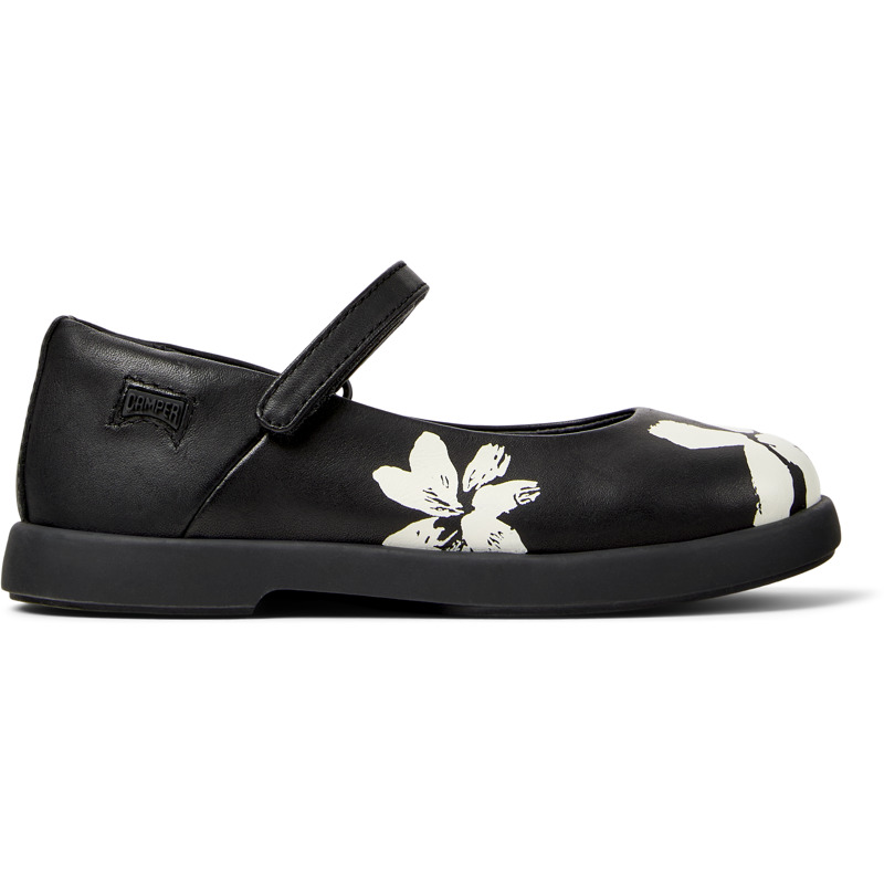 CAMPER Twins - Zapatos casual de vestir para Niñas - Negro, talla 35, Piel Lisa