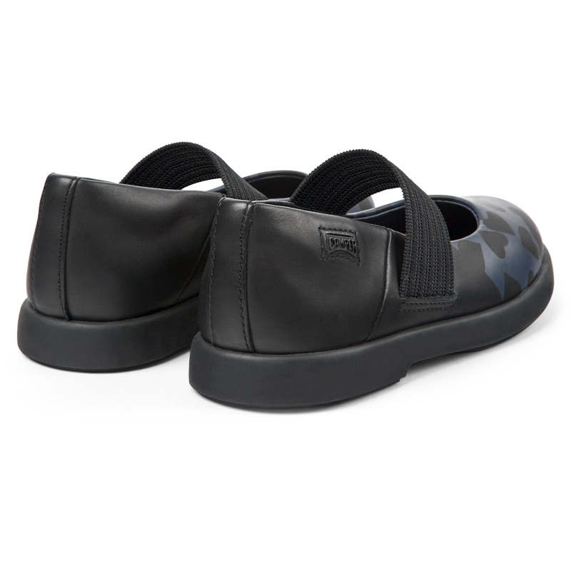 CAMPER Twins - Ballerinas For Girls - Black, Size 32, Smooth Leather