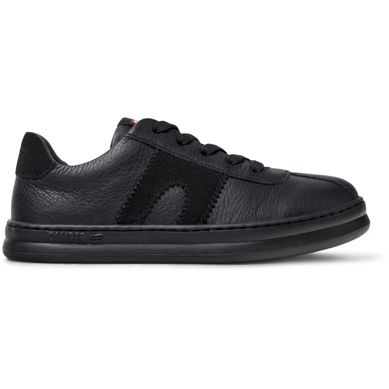Camper Runner - Sneakers For Unisex - Black, Size 32, Smooth Leather