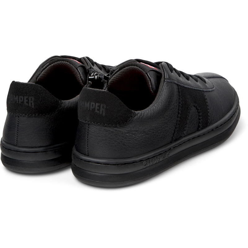 Camper Runner - Sneakers For Unisex - Black, Size 38, Smooth Leather