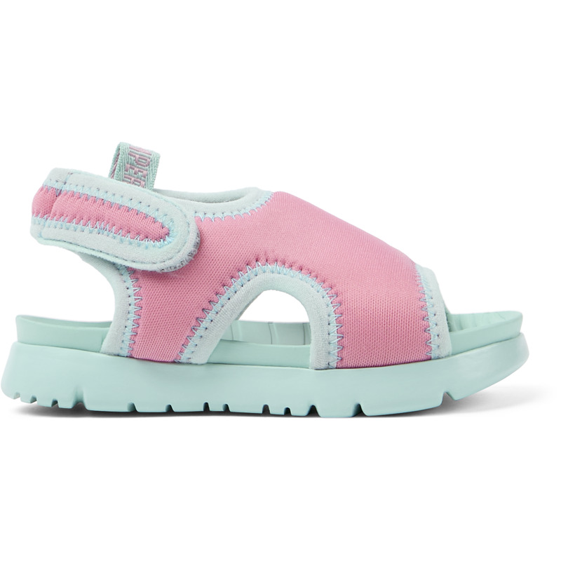 CAMPER Oruga - Sandalias para Primeros pasos - Rosa, talla 21, Textil