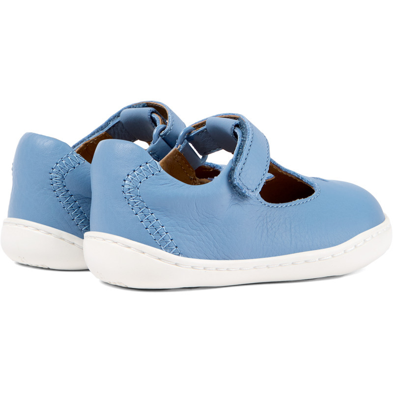 CAMPER Twins - Smart Casual Shoes For First Walkers - Blue, Size 22, Smooth Leather