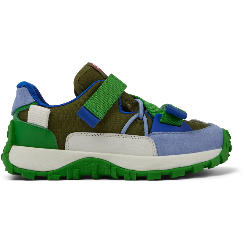 CAMPER Twins - Sneaker Für Mädchen - Grün,Blau,Weiß, Größe 35, Textile/Glattleder