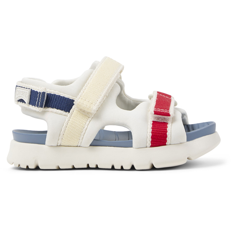 CAMPER Twins - Sandalias para Primeros pasos - Blanco, talla 21, Textil