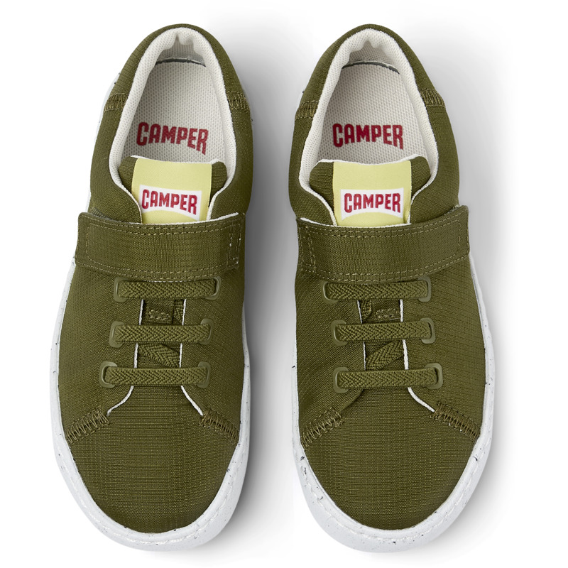 Camper Peu Touring - Smart Casual Shoes For Unisex - Green, Size 35, Cotton Fabric