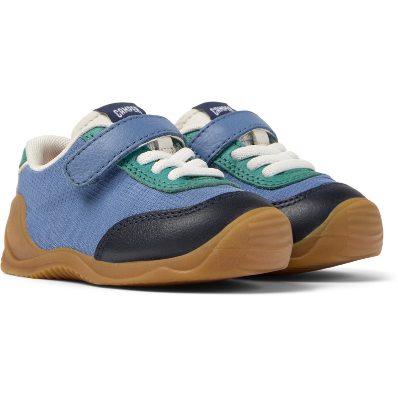 Camper Sneakers For First Walkers In Blue,white,green