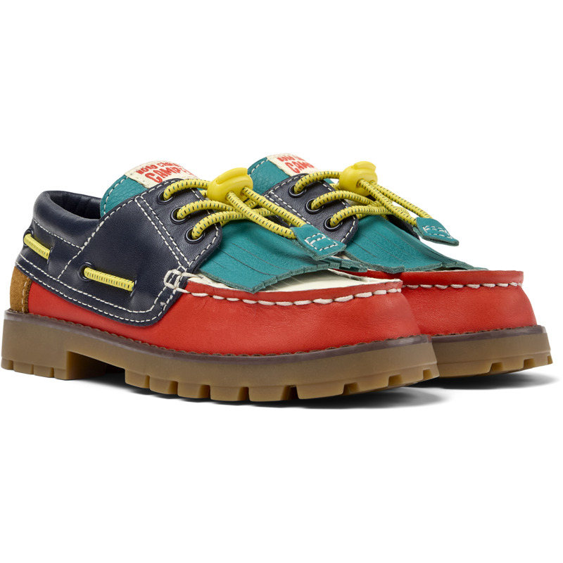 Camper Ballerinas For Girls In Red,green,blue