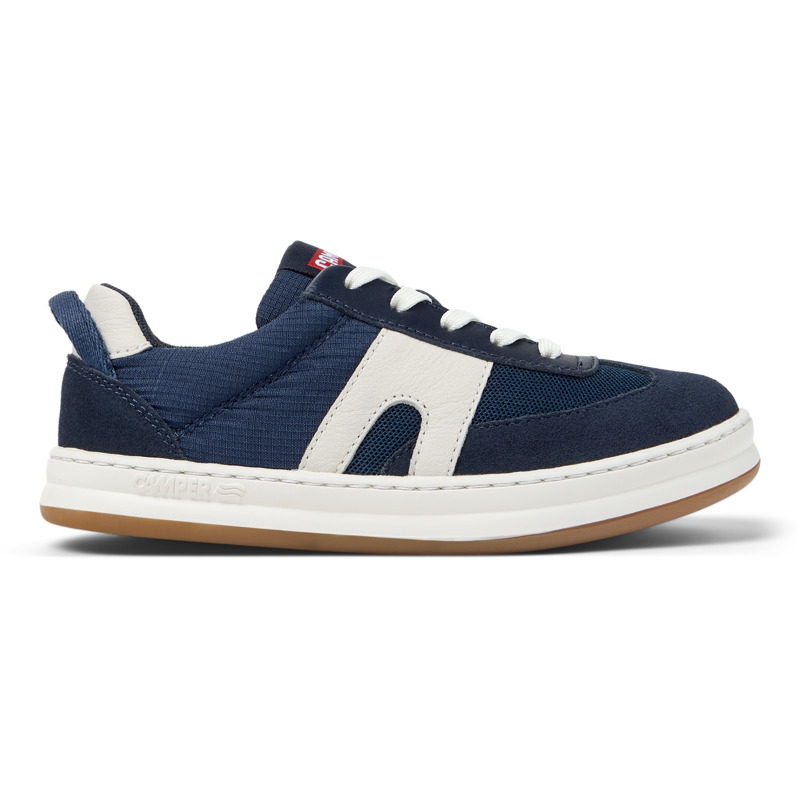 CAMPER Runner - Zapatos casual de vestir para Niños - Azul, talla 25, Textil/Piel Vuelta