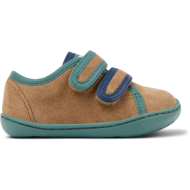 CAMPER Twins - Άγκιστρο και θηλιά Για Firstwalkers - Καφέ, Μέγεθος 25, piel.consumidor13