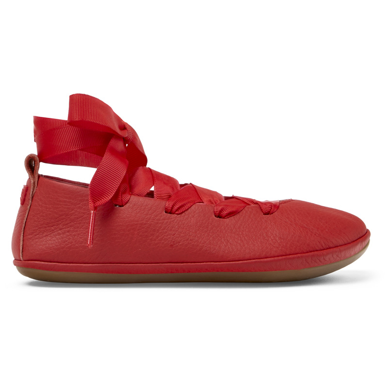 CAMPER Right - Μπαλαρίνες Για Κορίτσια - Κόκκινο, Μέγεθος 35, Smooth leather
