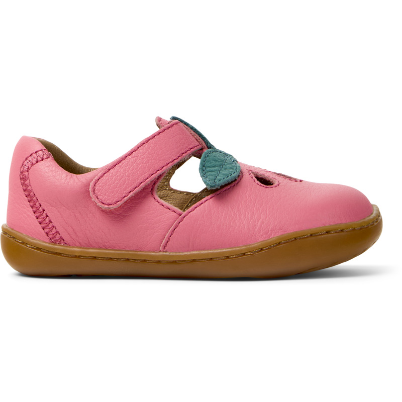 CAMPER Twins - Autocierre para Primeros pasos - Rosa, talla 21, Piel Lisa