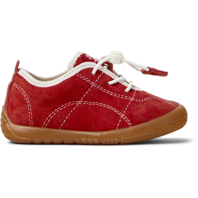 CAMPER Peu Path - Zapatillas para Primeros pasos - Rojo, talla 23, Ante o Piel Vuelta