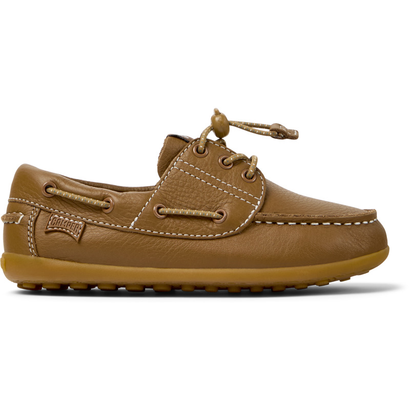 CAMPER Peu - Zapatos casual de vestir para Niñas - Marron, talla 25, Piel Lisa