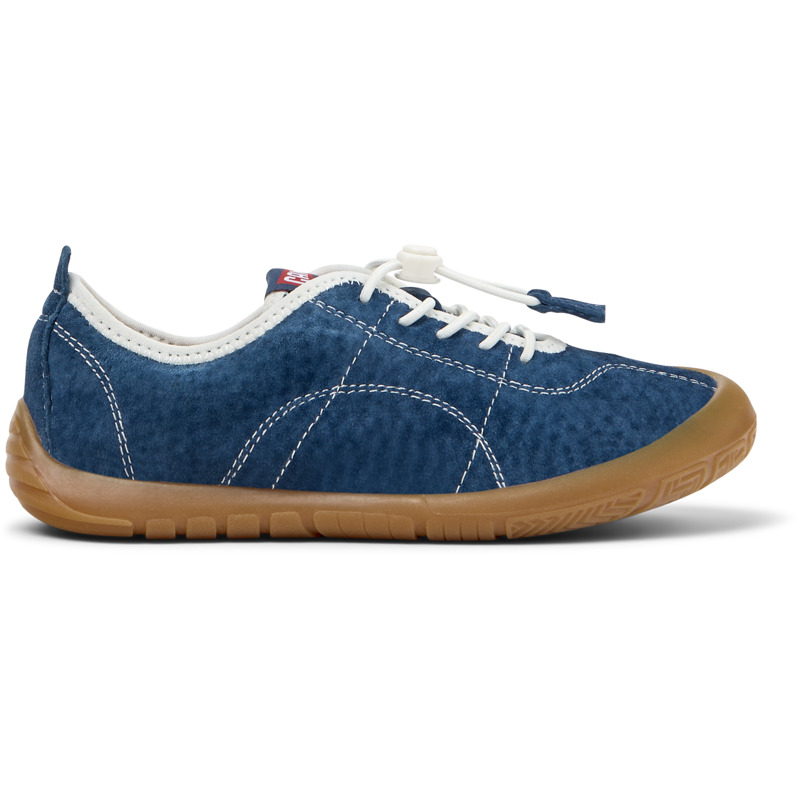 CAMPER Peu Path - Zapatillas para Niñas - Azul, talla 31, Ante o Piel Vuelta