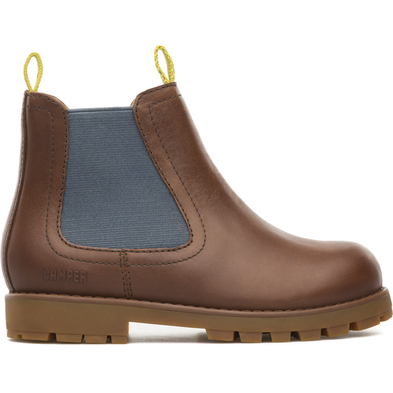CAMPER Compas - Botas para  - Marron, talla 25, Piel Lisa