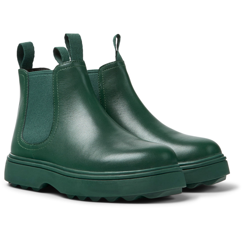Camper Norte - Boots For Girls - Green, Size 26, Smooth Leather