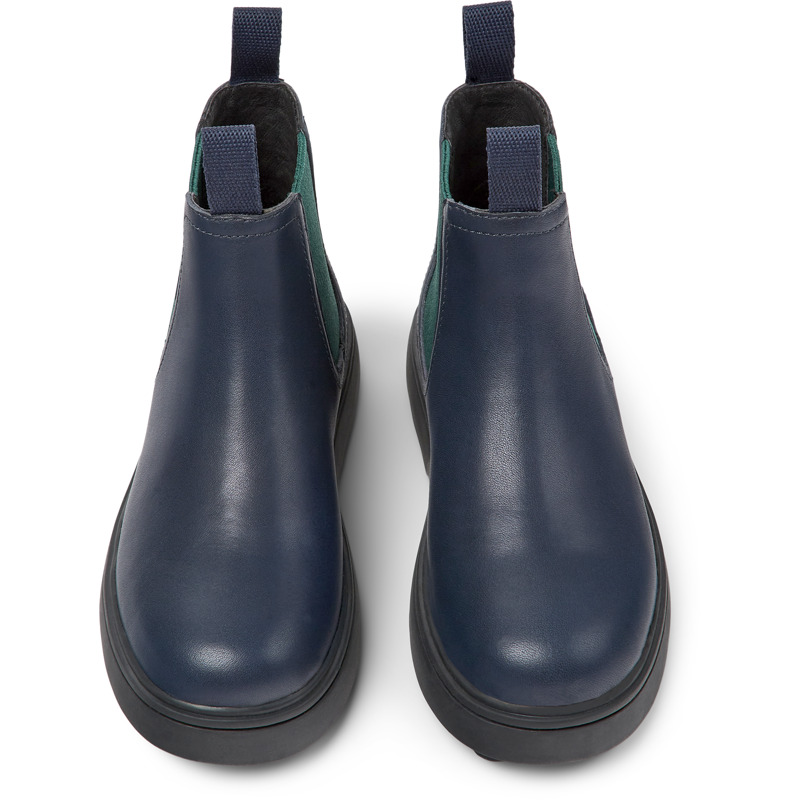 CAMPER Norte - Stiefel Für Mädchen - Blau, Größe 26, Glattleder