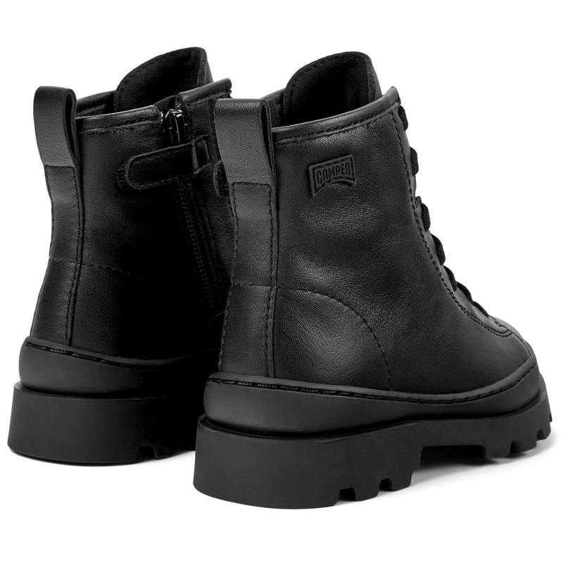 CAMPER Brutus - Boots For Girls - Black, Size 26, Smooth Leather