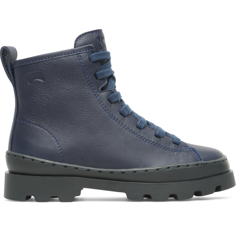 CAMPER Brutus - Botas para Niños - Azul, talla 38, Piel Lisa