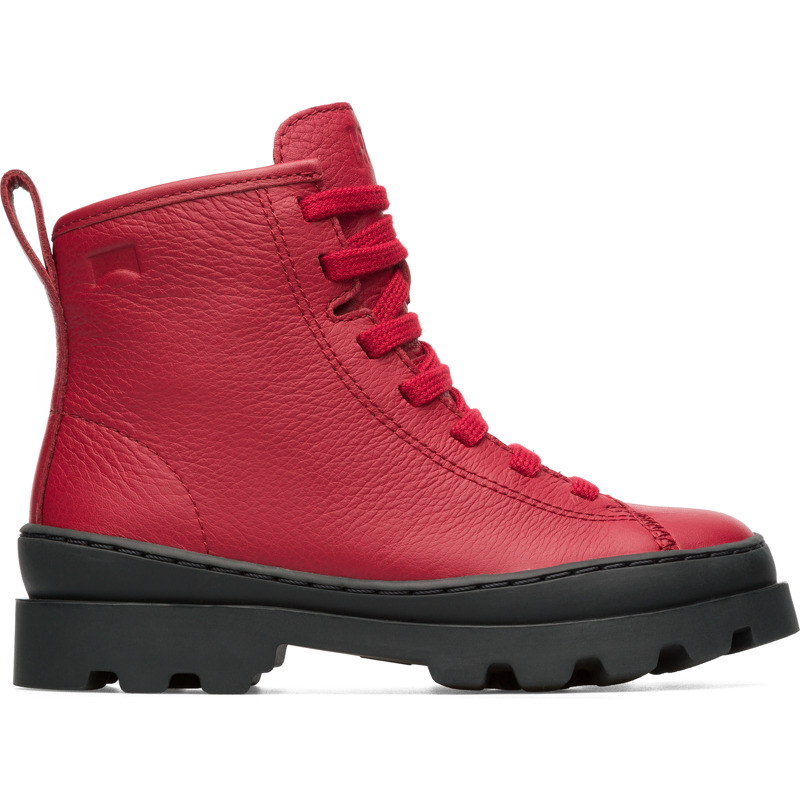 CAMPER Brutus - Boots For Girls - Red, Size 35, Smooth Leather