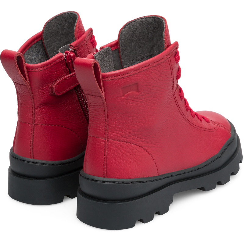 CAMPER Brutus - Boots For Girls - Red, Size 29, Smooth Leather