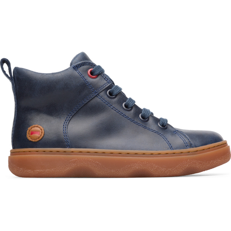 CAMPER Kiddo - Botas para Niños - Azul, talla 25, Piel Lisa