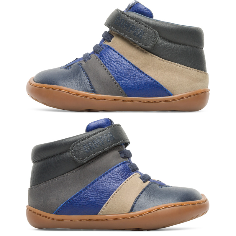 Camper Twins, Botas Niños, Gris/Azul, Talla 20 (EU), K900207-001