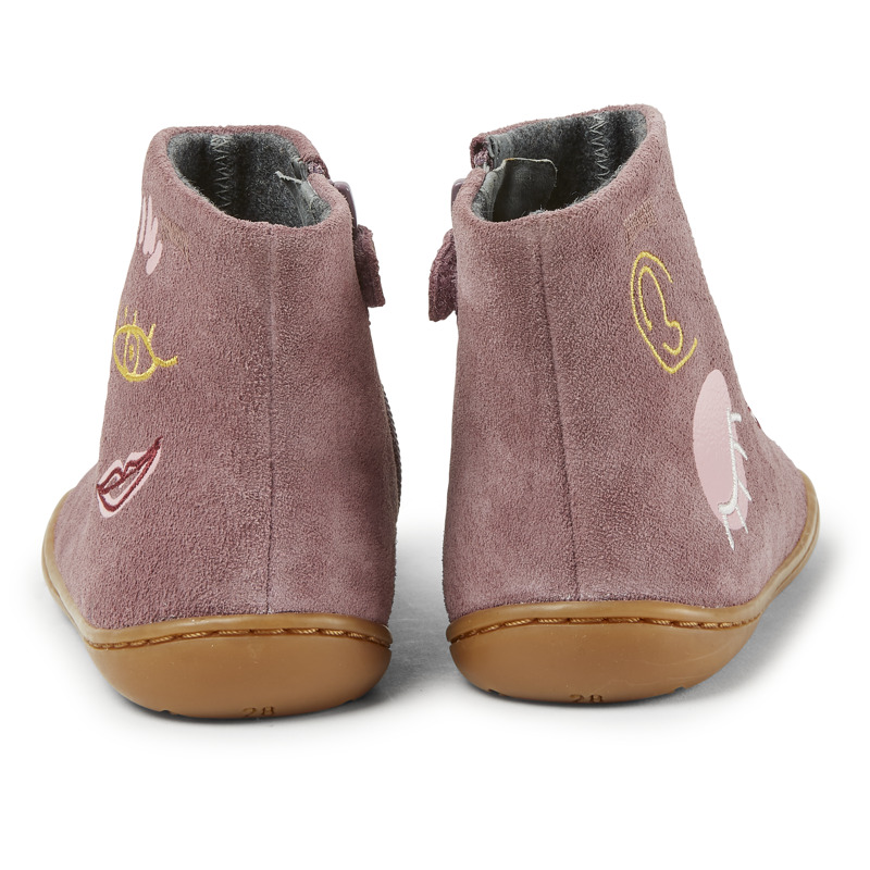 CAMPER Twins - Boots For Girls - Purple, Size 26, Suede