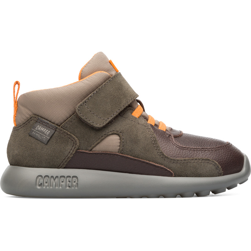 CAMPER Driftie - Zapatillas para  - Verde,Gris,Marron, talla 33, Textil/Piel Vuelta