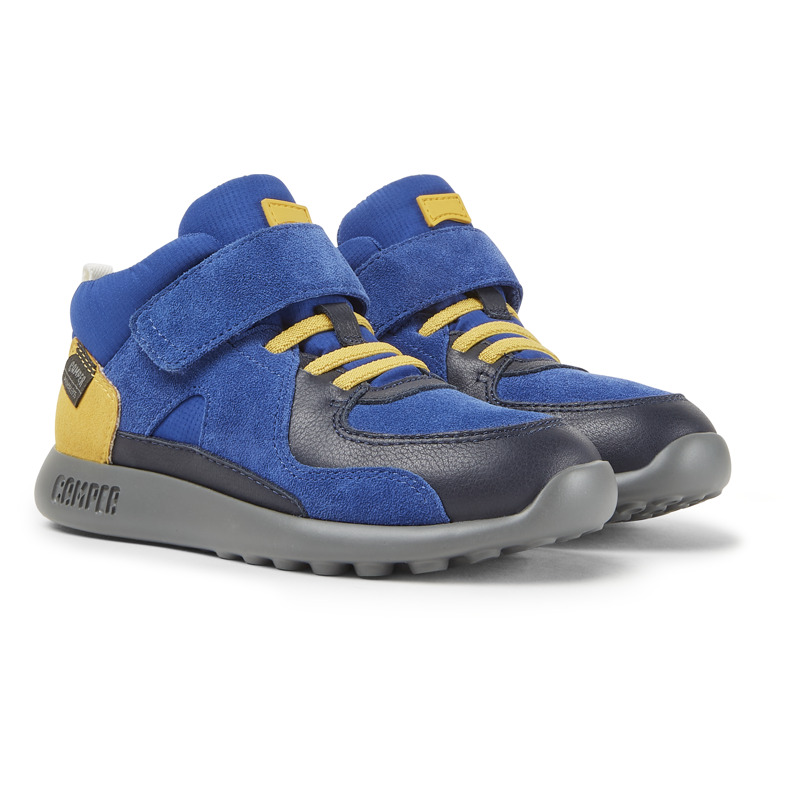 Camper Kids' Sneakers For Boys In Blue,yellow