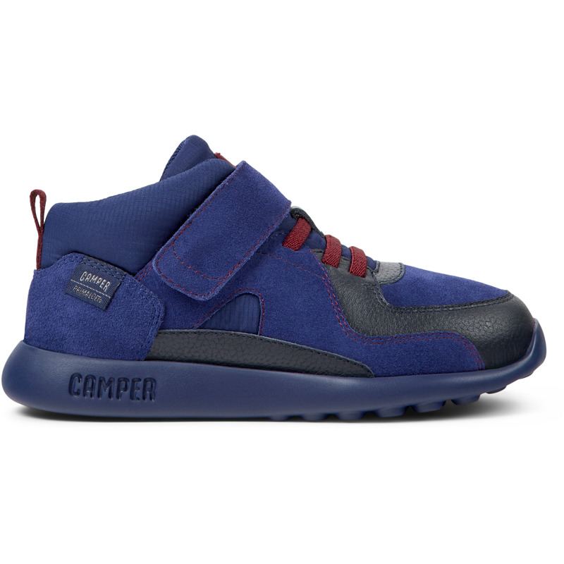 CAMPER Driftie - Sneaker Per Bimbe - Blu,Nero, Taglia 35, Tessuto In Cotone